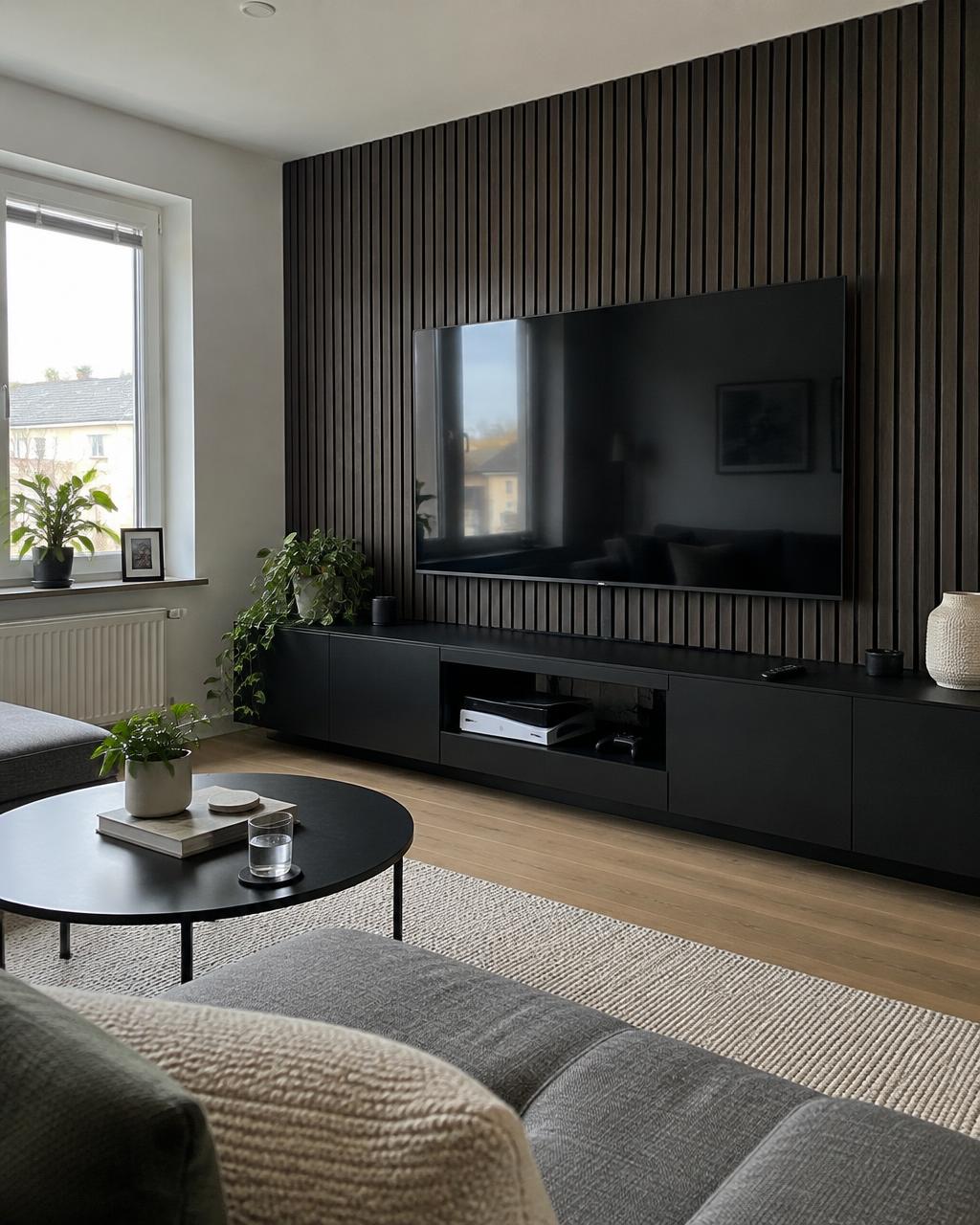 Custom TV Media Wall